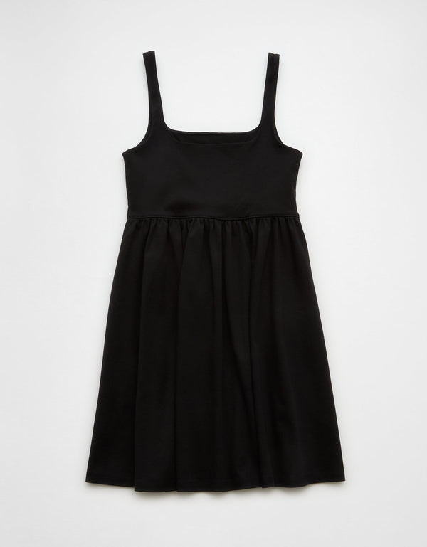 Vestido Mini Tejido para Mujer - Negro