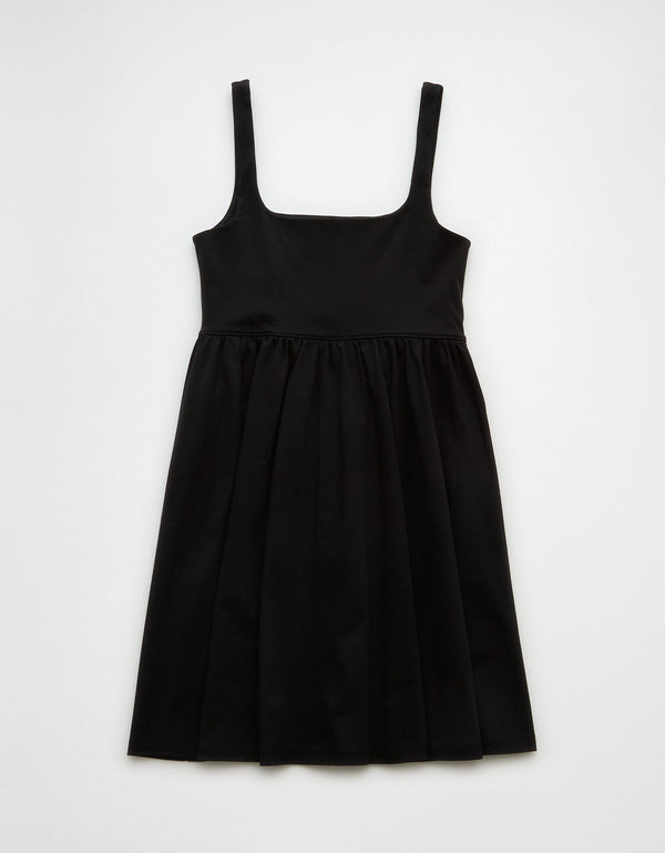 Vestido Mini Tejido para Mujer - Negro