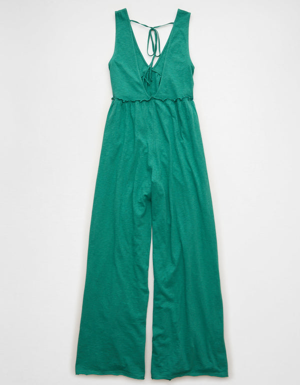 Mono de punto con cuello en V Ae Sunchaser - Verde