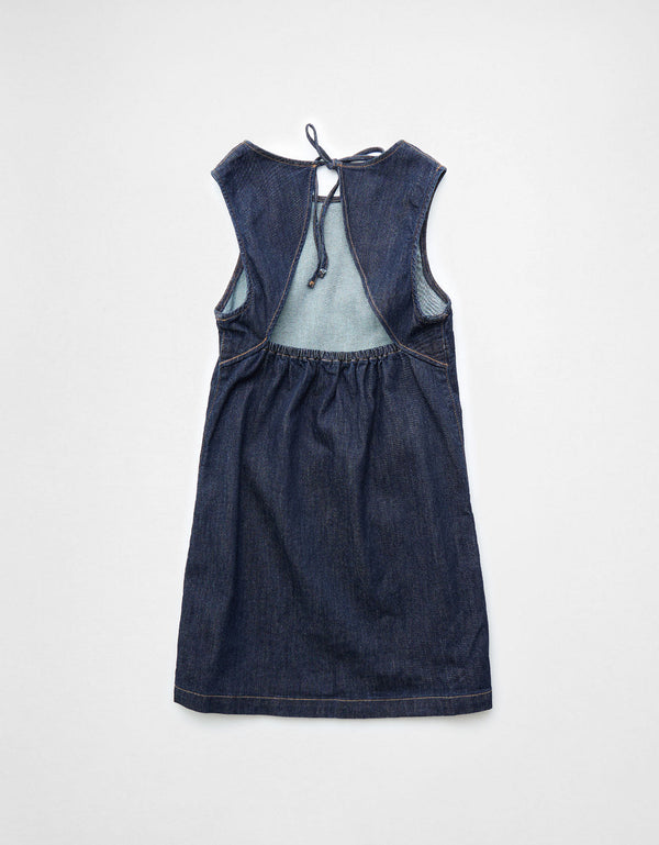 Vestido recto de mujer AE - Azul