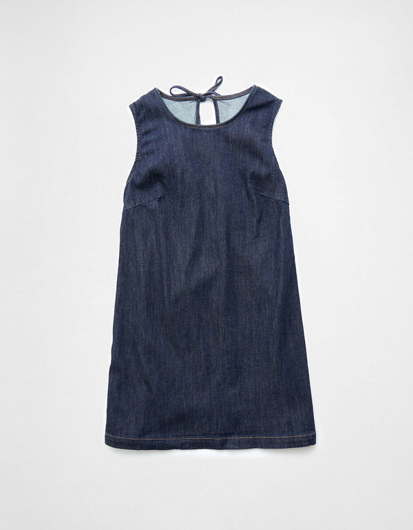 Vestido recto de mujer AE - Azul