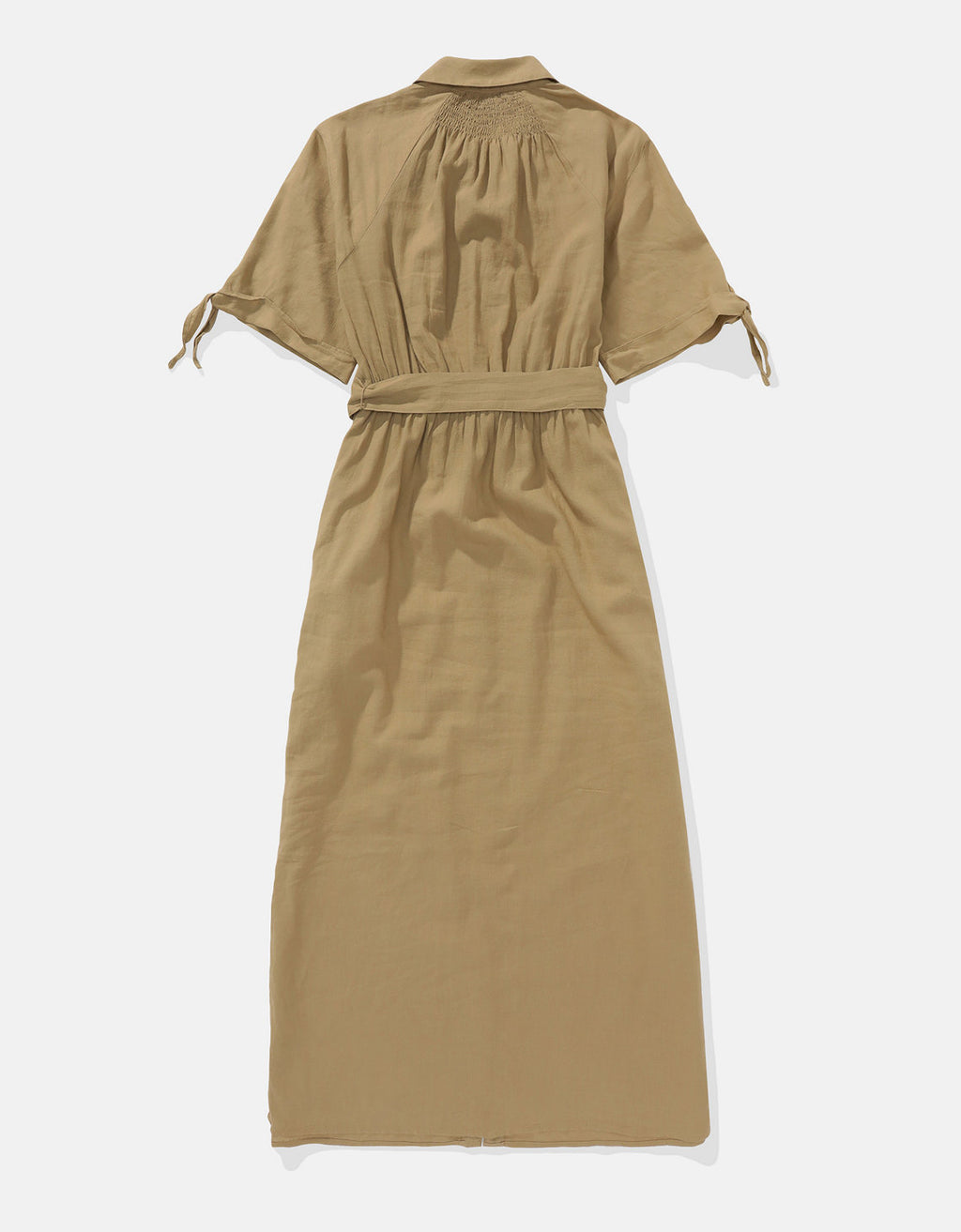 Vestido Camisero Midi Manga Corta para Mujer - Generico 1399_8354_296_b