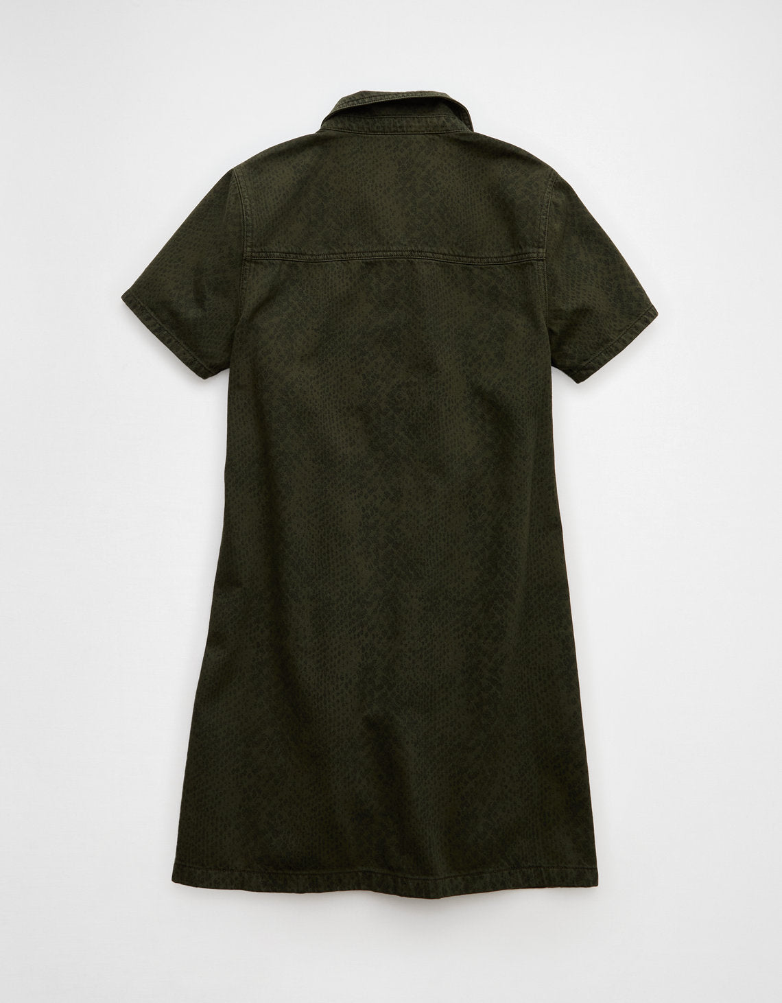 Vestido Mini Camisero de Denim Ae - Verde 1399_8900_300_b