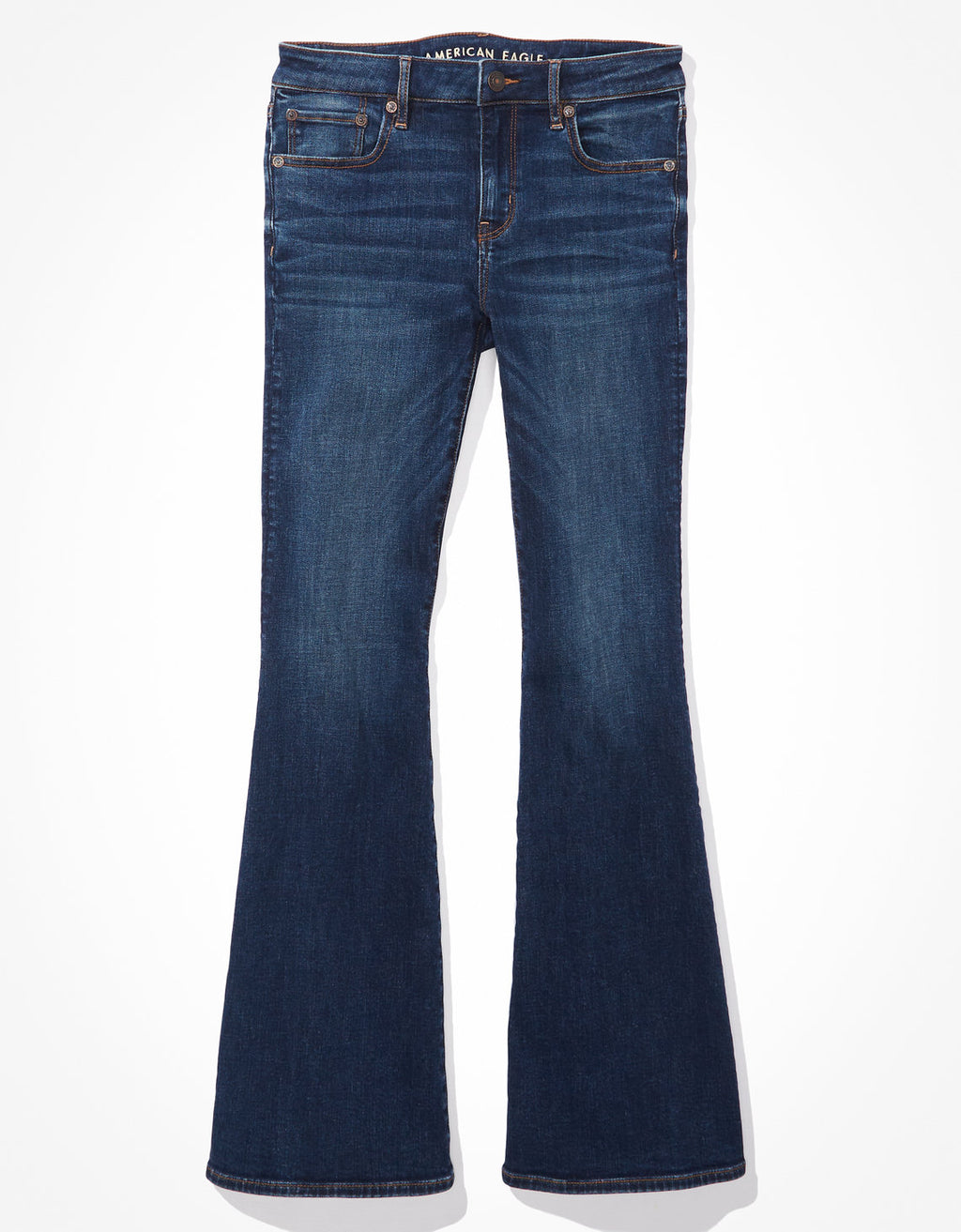 Flare Jean AE Ne(x)t Level de tiro bajo - Azul 1436_4165_451_f