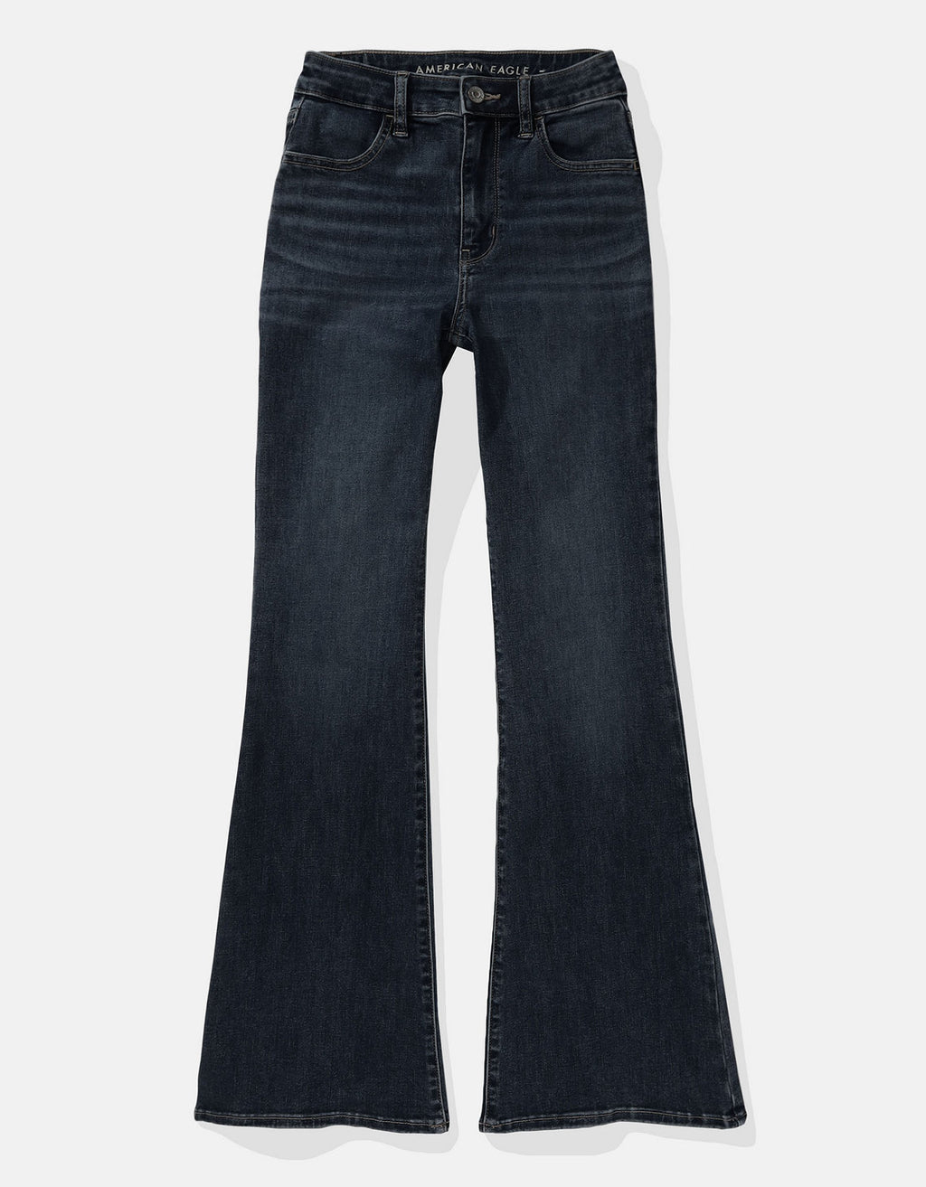 Jean flare de tiro alto de mujer AE - Azul 1436_4542_947_f