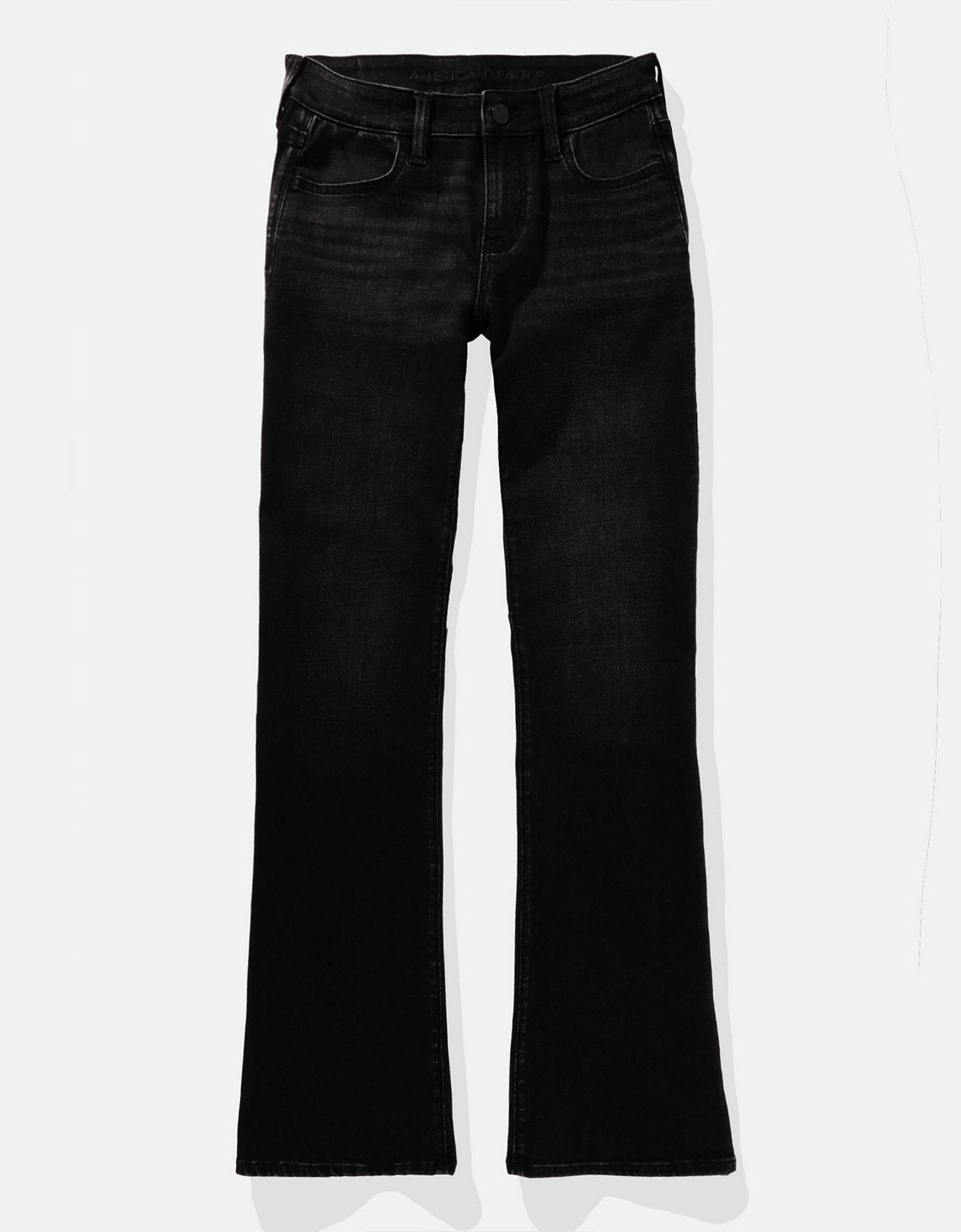 Jean Tiro Bajo Con corte en Bota Mujer AE - Negro 1437_4976_081_f