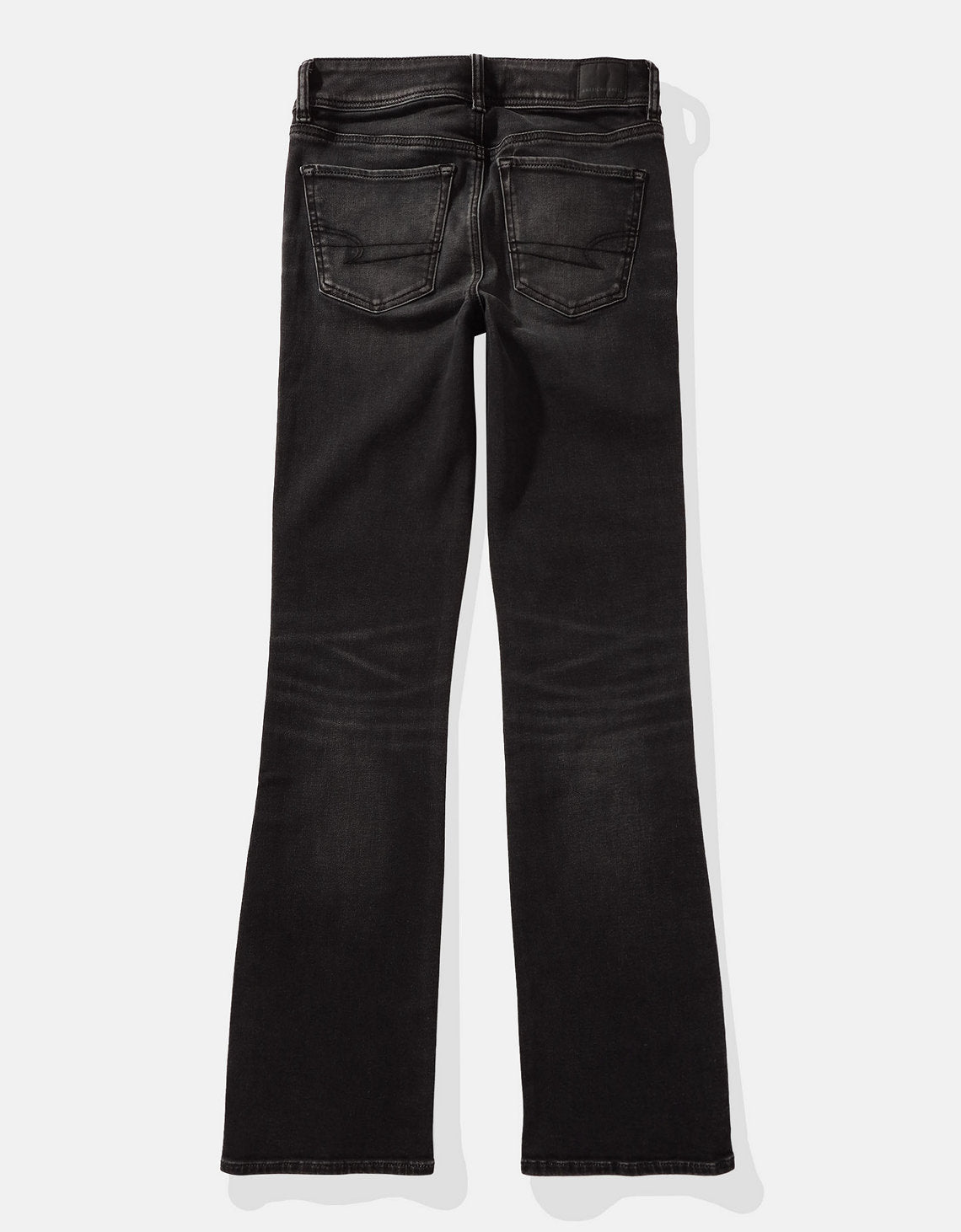 Jean AE de tiro bajo y bota campana para mujer - Negro 1437_5287_081_b