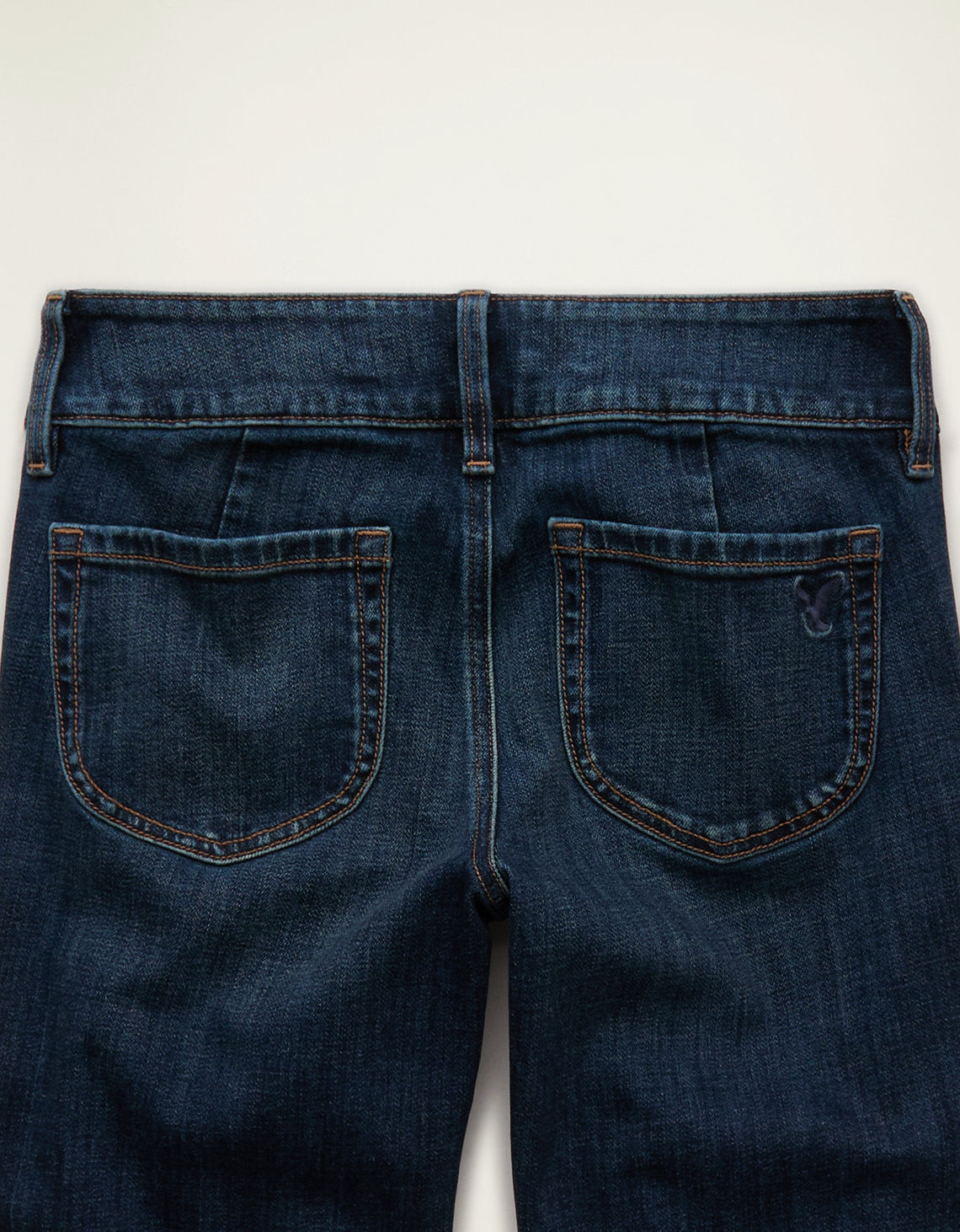 Jeans bootcut ajustados de tiro super bajo - Azul 1437_6210_471_b