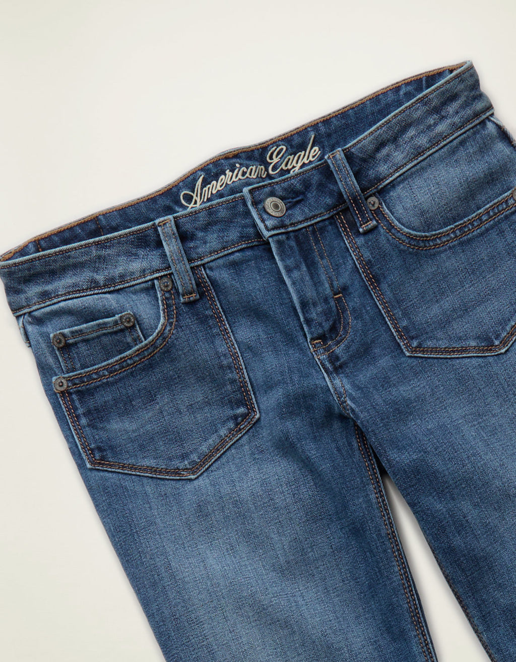 Jeans bootcut ajustados de tiro super bajo - Generico 1437_6305_489_d1