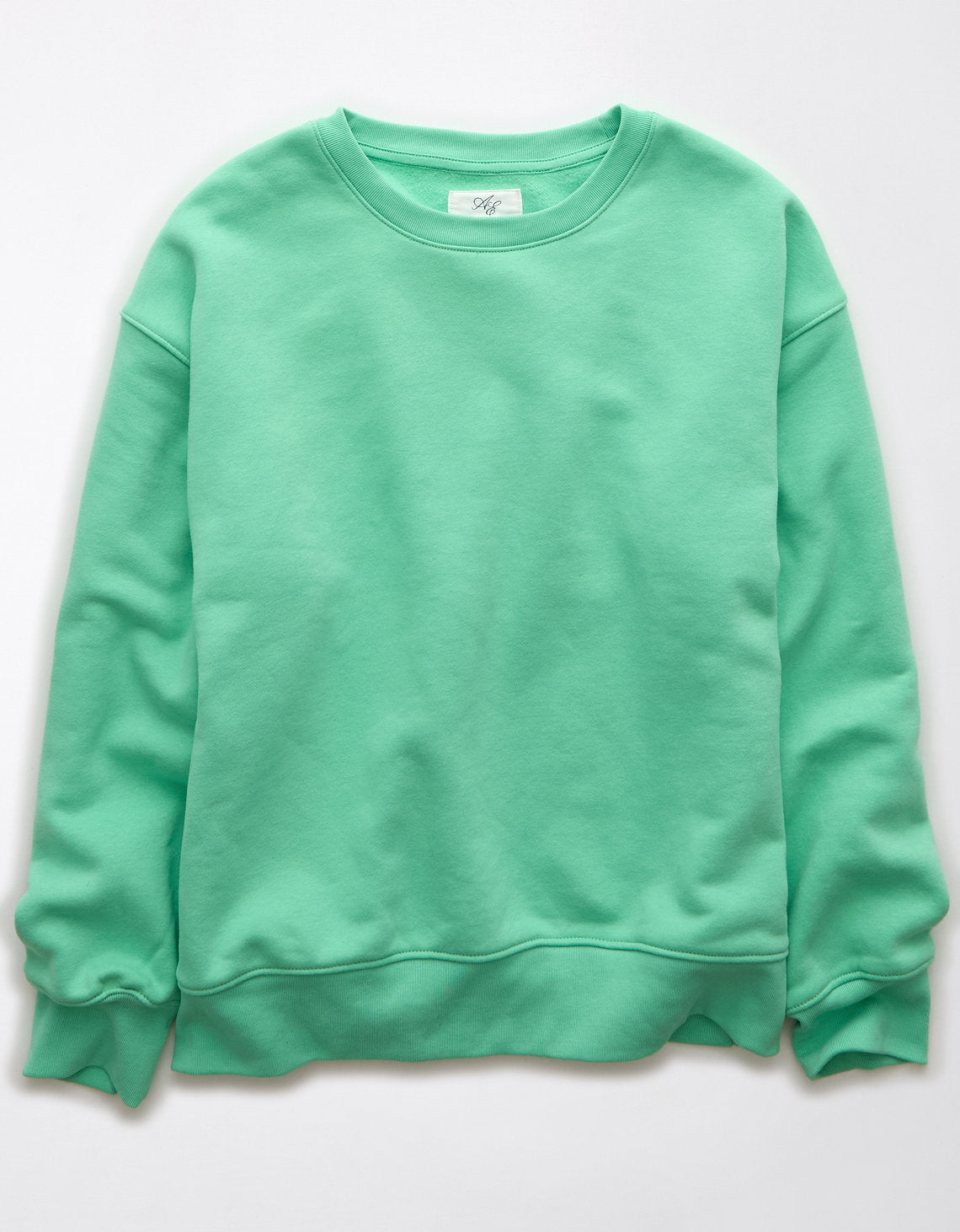 AE Sweatshirt con Cuello Redondo - Verde 1457_2392_300_f