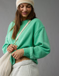 AE Sweatshirt con Cuello Redondo - Verde 1457_2392_300_of