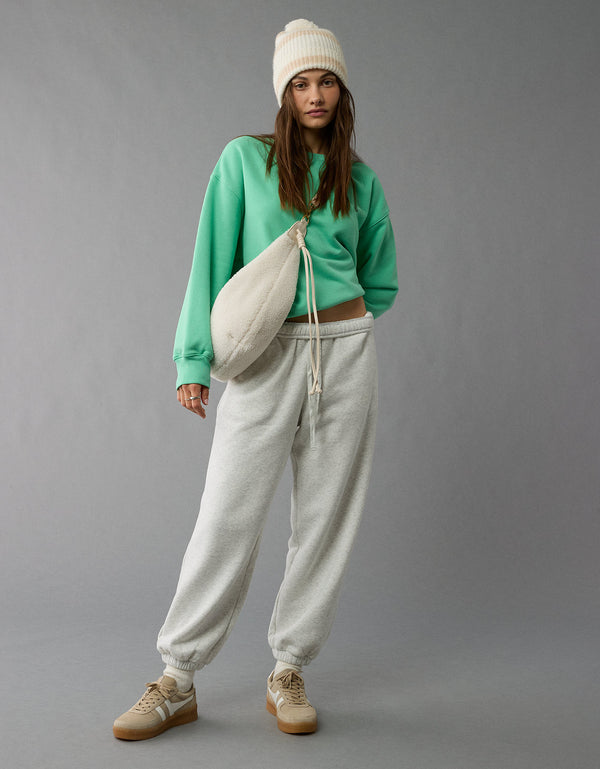AE Sweatshirt con Cuello Redondo - Verde
