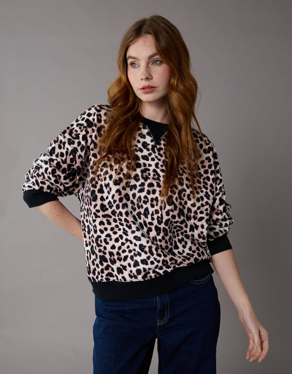 Buzo Cuello Redondo Ae - Café
