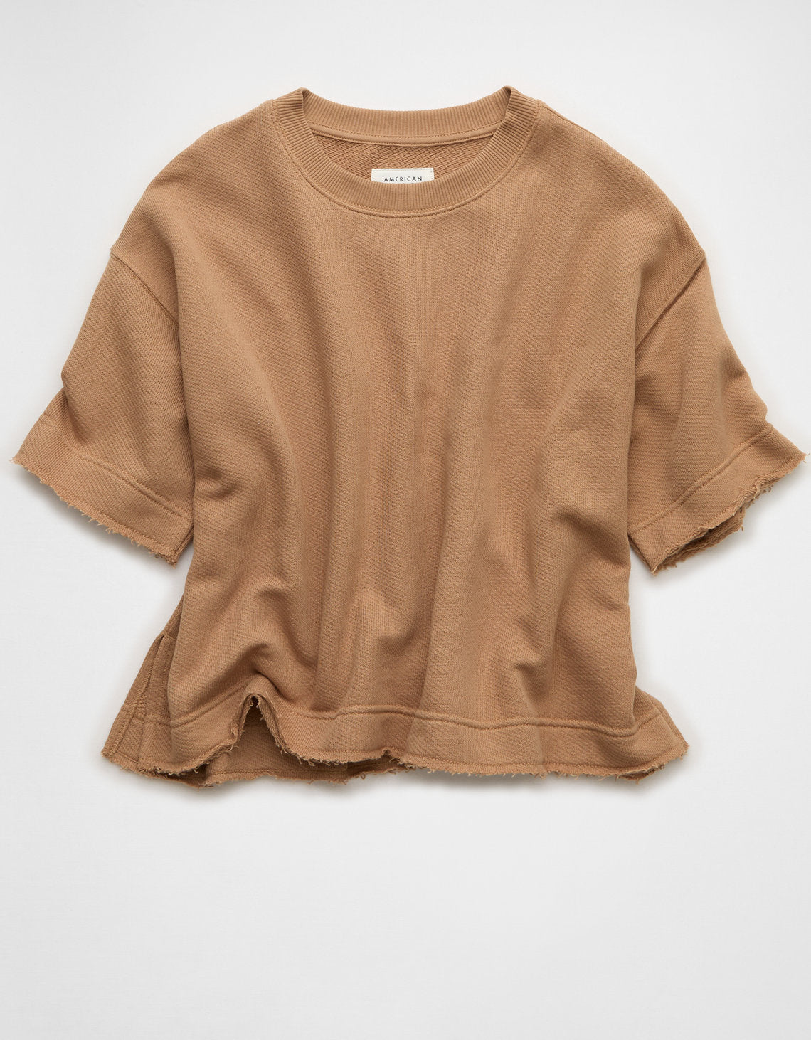 Camiseta Tipo Boxy Ae - Caqui 1457_2917_273_f