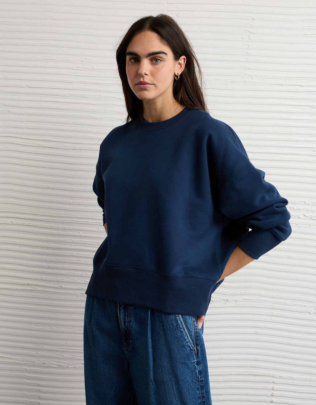 Buzo Oversized cuello redondo Ae - Azul 1457_2963_738_of