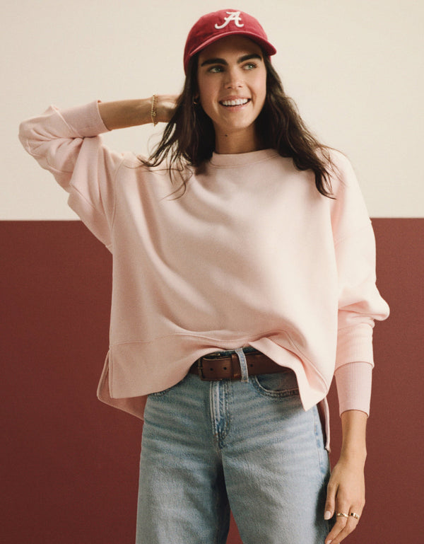Buzo Oversized cuello redondo Ae - Naranja