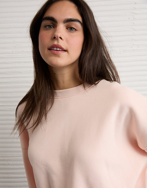 Buzo Oversized cuello redondo Ae - Naranja