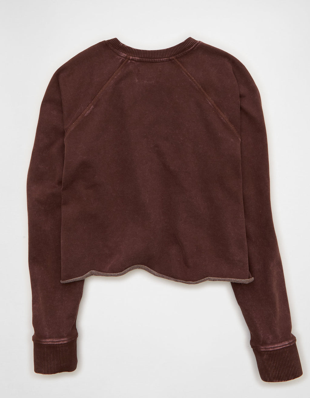Sudadera Recortada con Corte Ceñido - Café 1457_3091_285_b