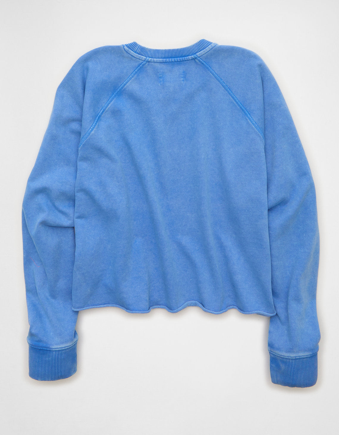 Sudadera Recortada con Corte Ceñido - Azul 1457_3091_424_b