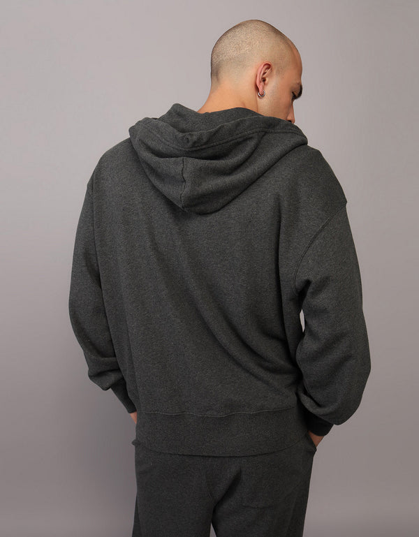 Buzo AE con capucha manga larga de cierre para hombre - Gris