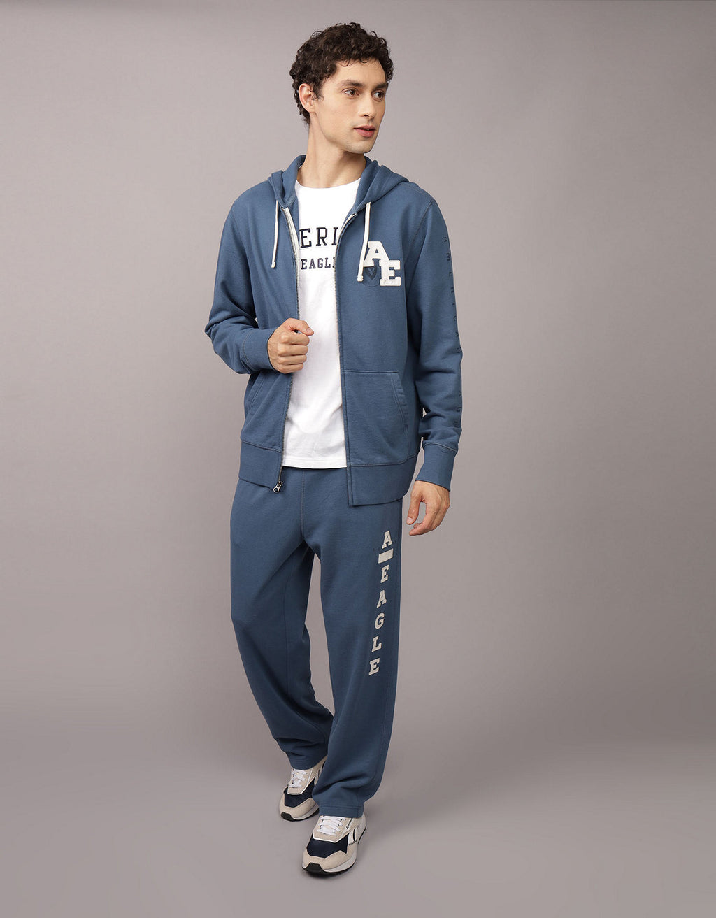 Buzo con capucha Manga Larga Hombre AE - Azul 1515_2334_410_of