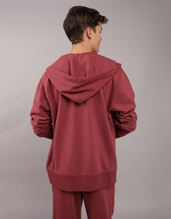 Buzo con capucha Manga Larga Hombre AE - Rojo