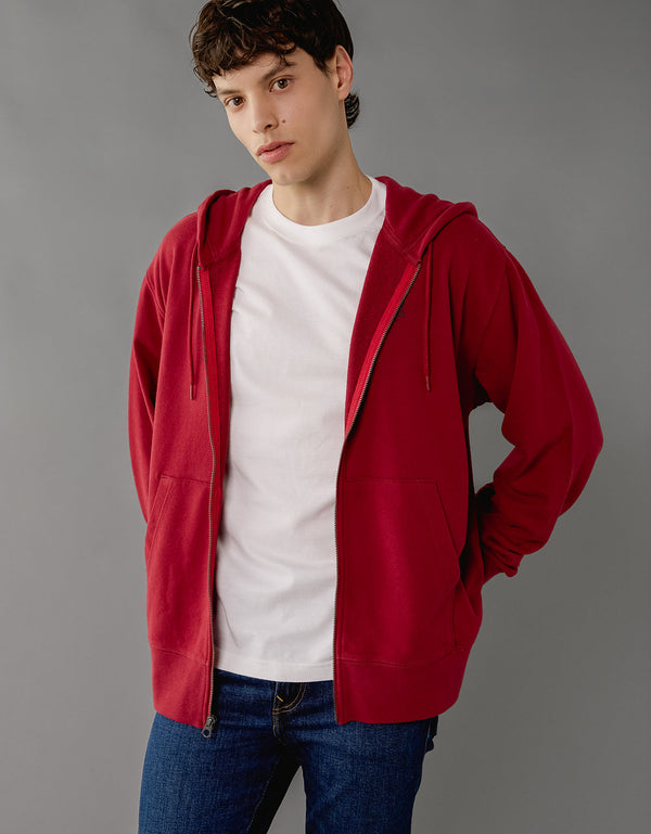 Buzo con Capucha y con Gráfico Ae - Rojo