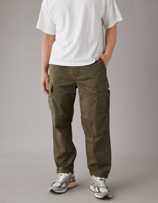 Pantalones AE Flex Lived-in Slim tipo Cargo - Verde