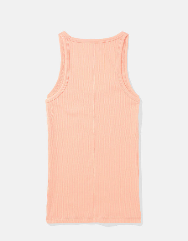AE Top Boyfriend sin Mangas con Cuello Caído - Rosa