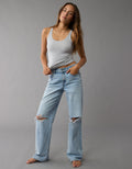 AE Top Boyfriend sin Mangas con Cuello Caído - Gris 1531_6041_006_of