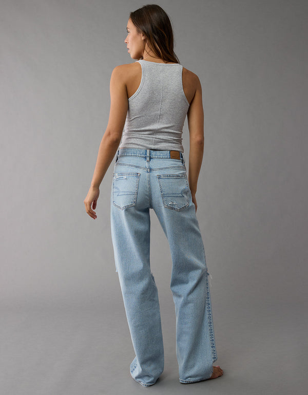 AE Top Boyfriend sin Mangas con Cuello Caído - Gris