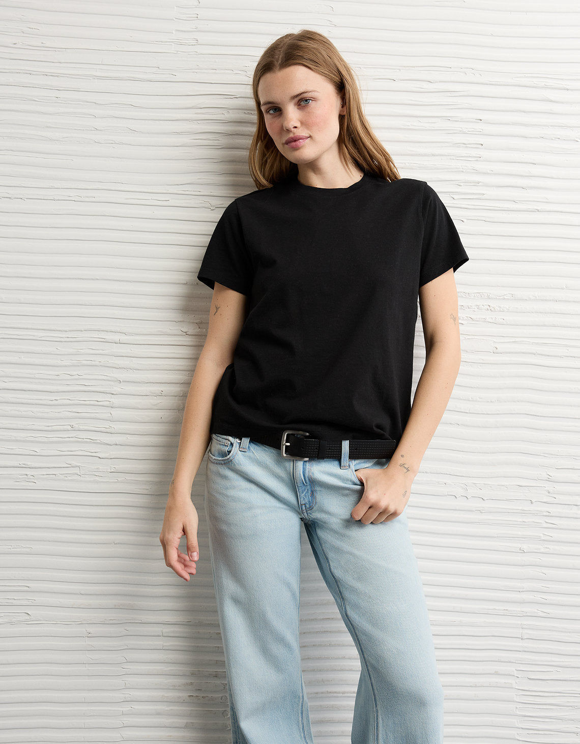 Camiseta Básico Ae - Negro 1537_1546_001_os