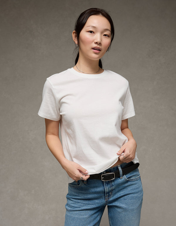 Camiseta Básico Ae - Blanco