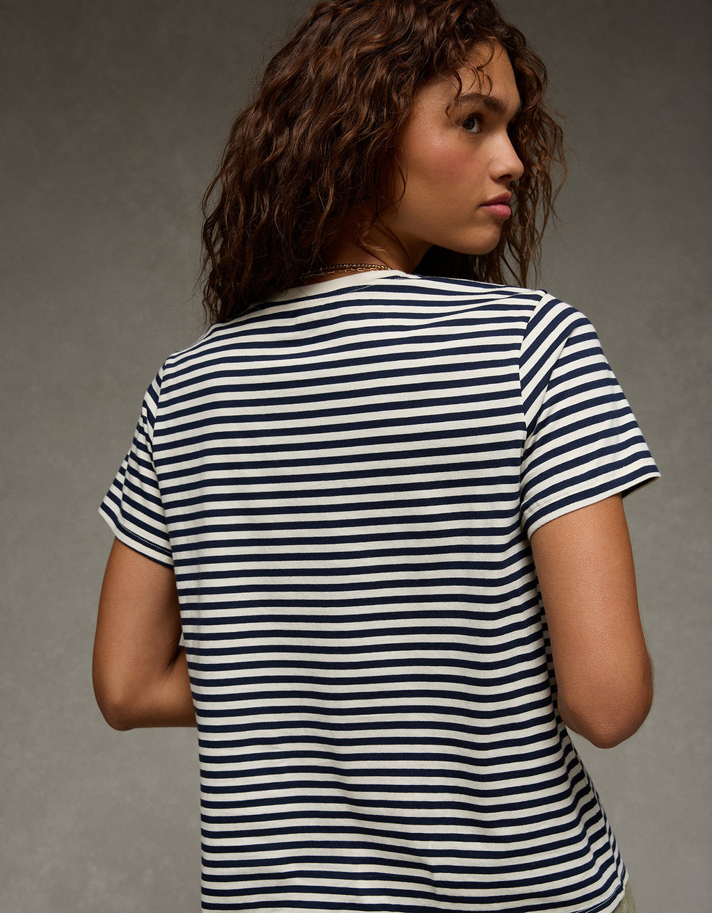Camiseta con patrón de rayas Ae - Azul 1537_1563_400_ob