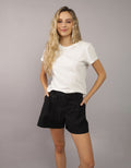 Camiseta Manga Corta cuello redondo Mujer AE - Blanco 1537_9475_100_of