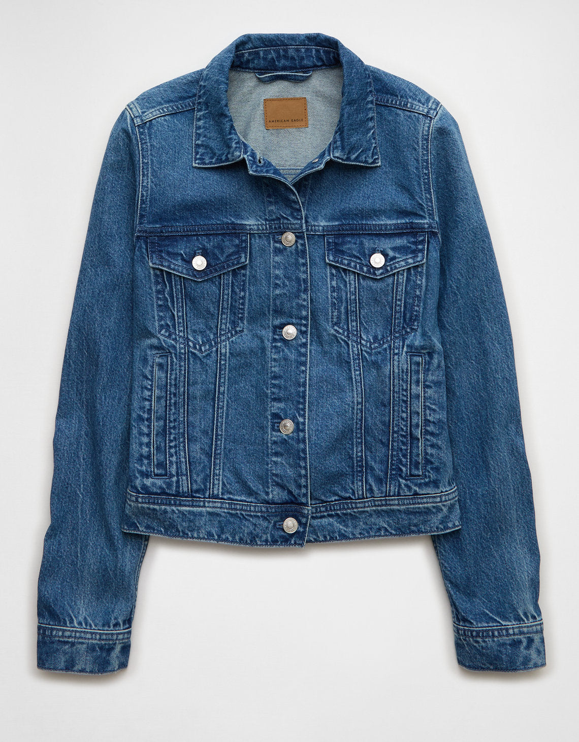 Chaqueta en Denim Clásica Ae - Azul 1539_3711_540_f