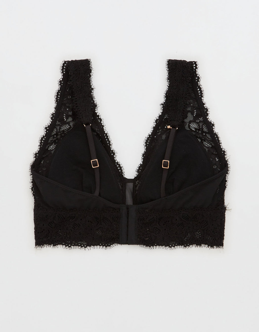 Bralette de encaje con almohadillas - Negro 1697_3546_073_b