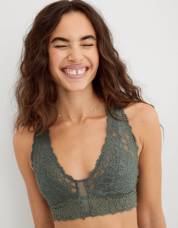 Bralette de encaje con almohadillas - Generico