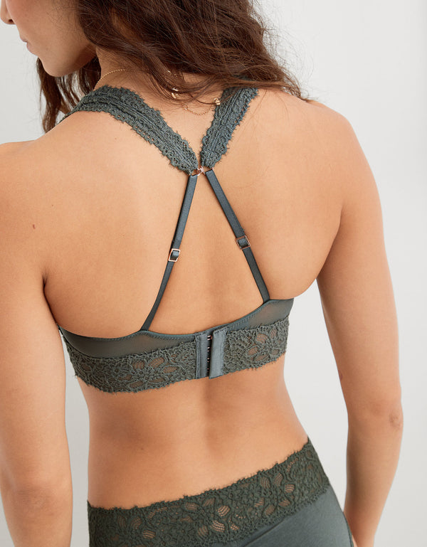 Bralette de encaje con almohadillas - Generico