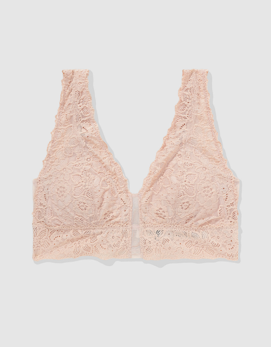 Bralette de encaje con almohadillas - Rosa 1697_3546_654_f