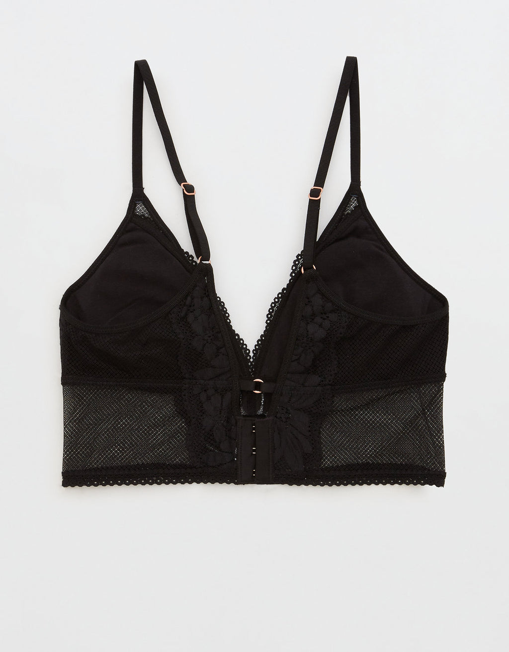 Undie Aerie Cheeky de encaje floral - Negro 1698_3629_073_b