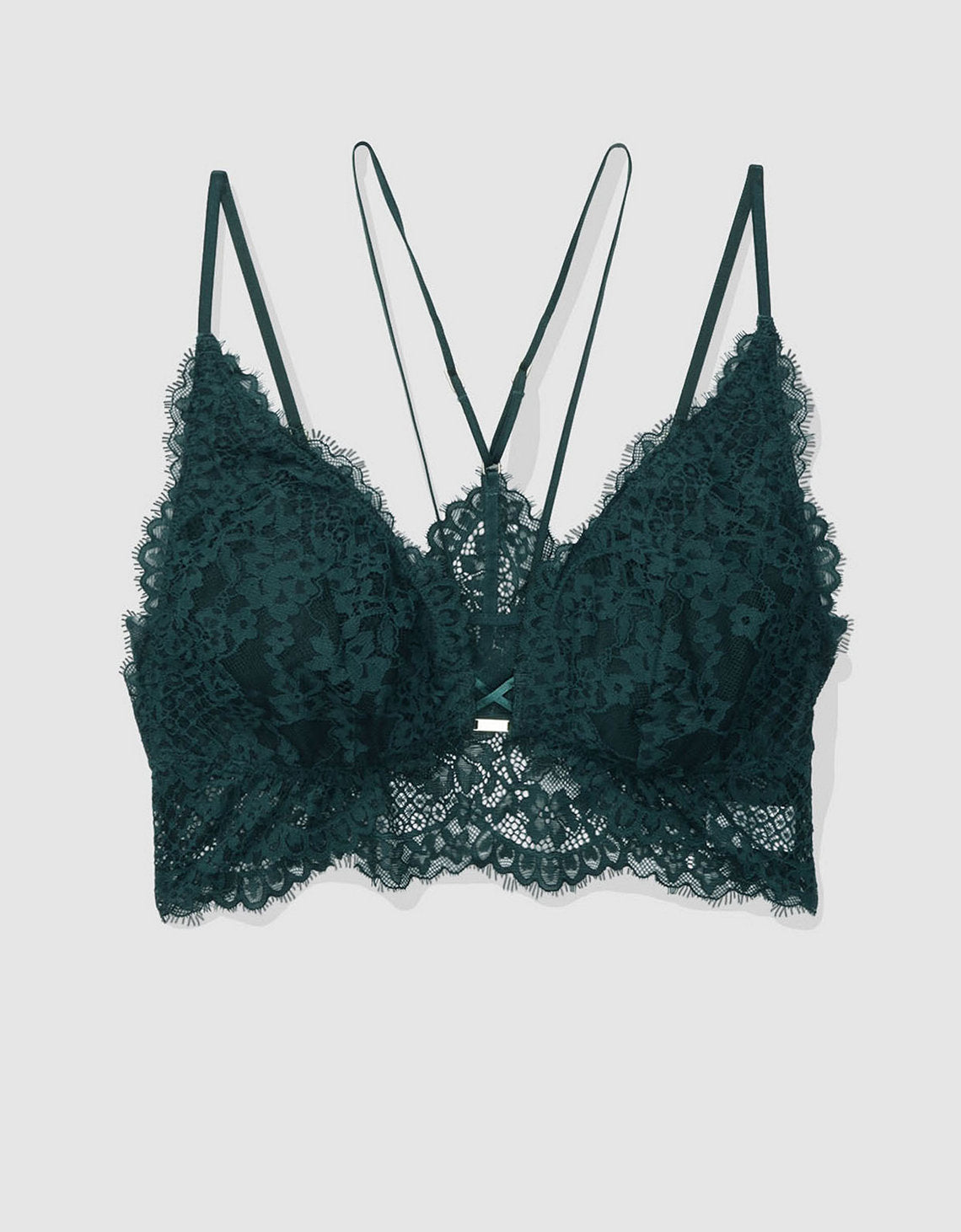 Bralette Push Up encaje Aerie - Verde 1698_3733_788_f