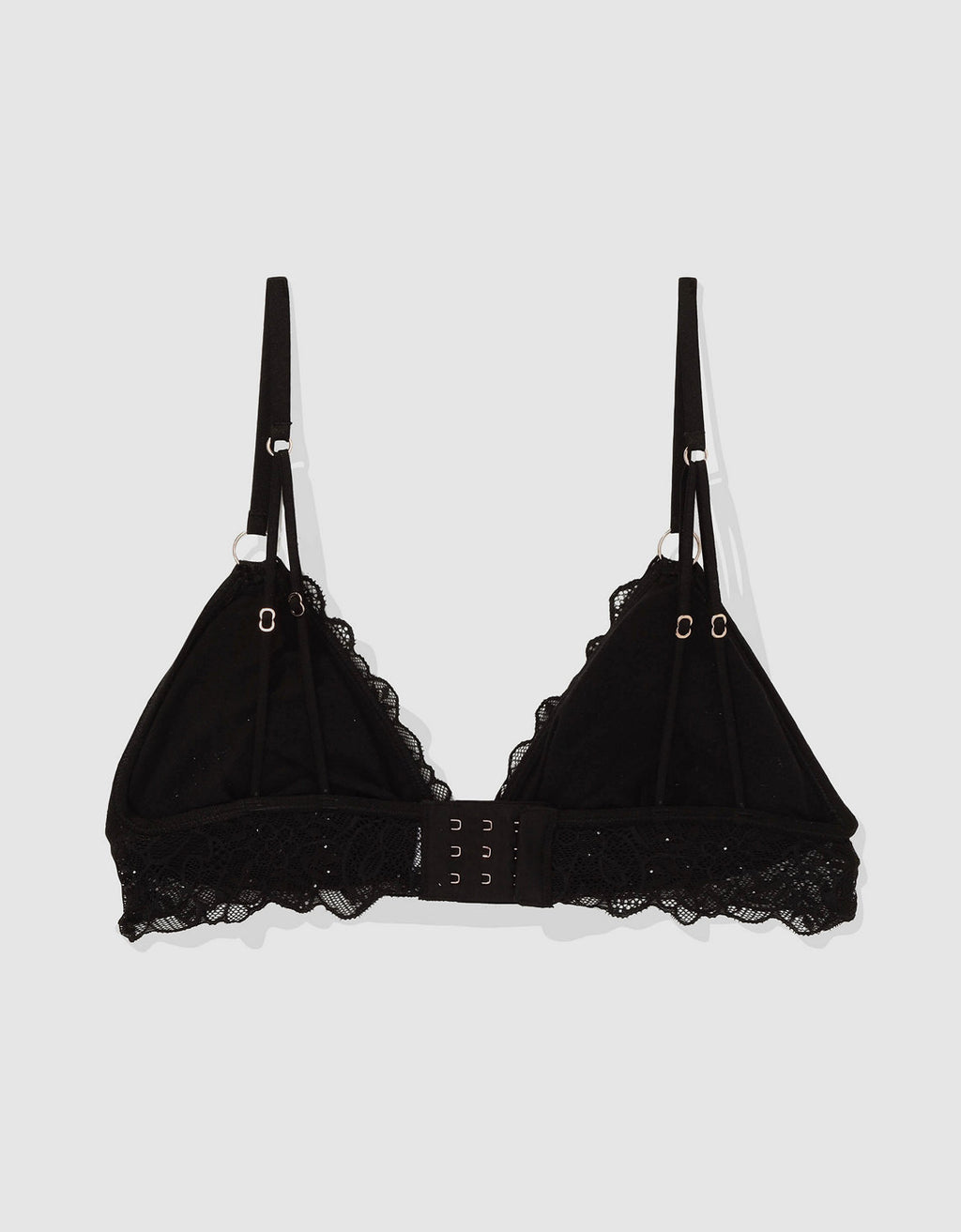 Bralette Aerie triangular de encaje de Mujer - Negro 1698_3810_073_b