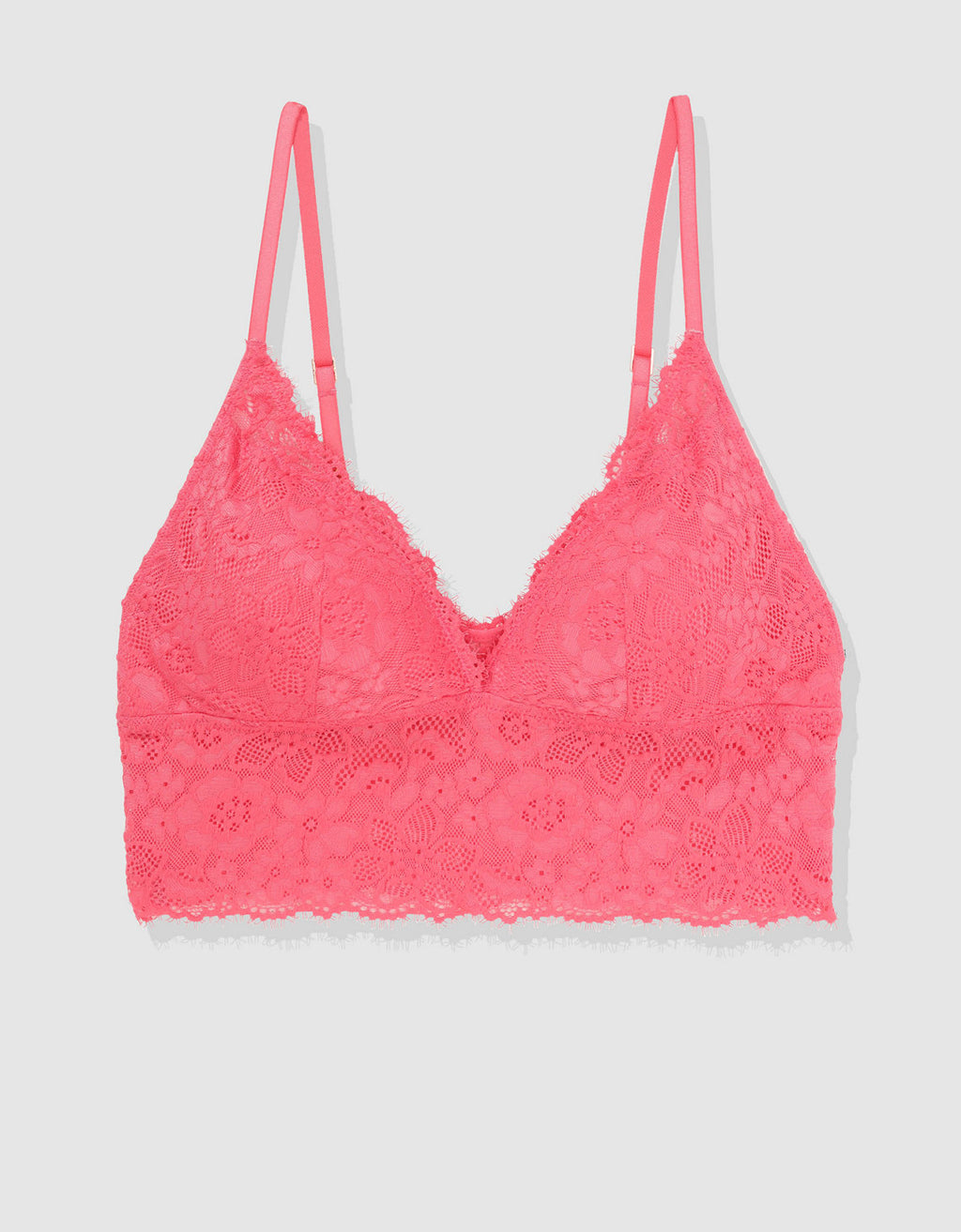 Bralette Aerie de encaje con relleno - Rosa 1698_3853_619_f