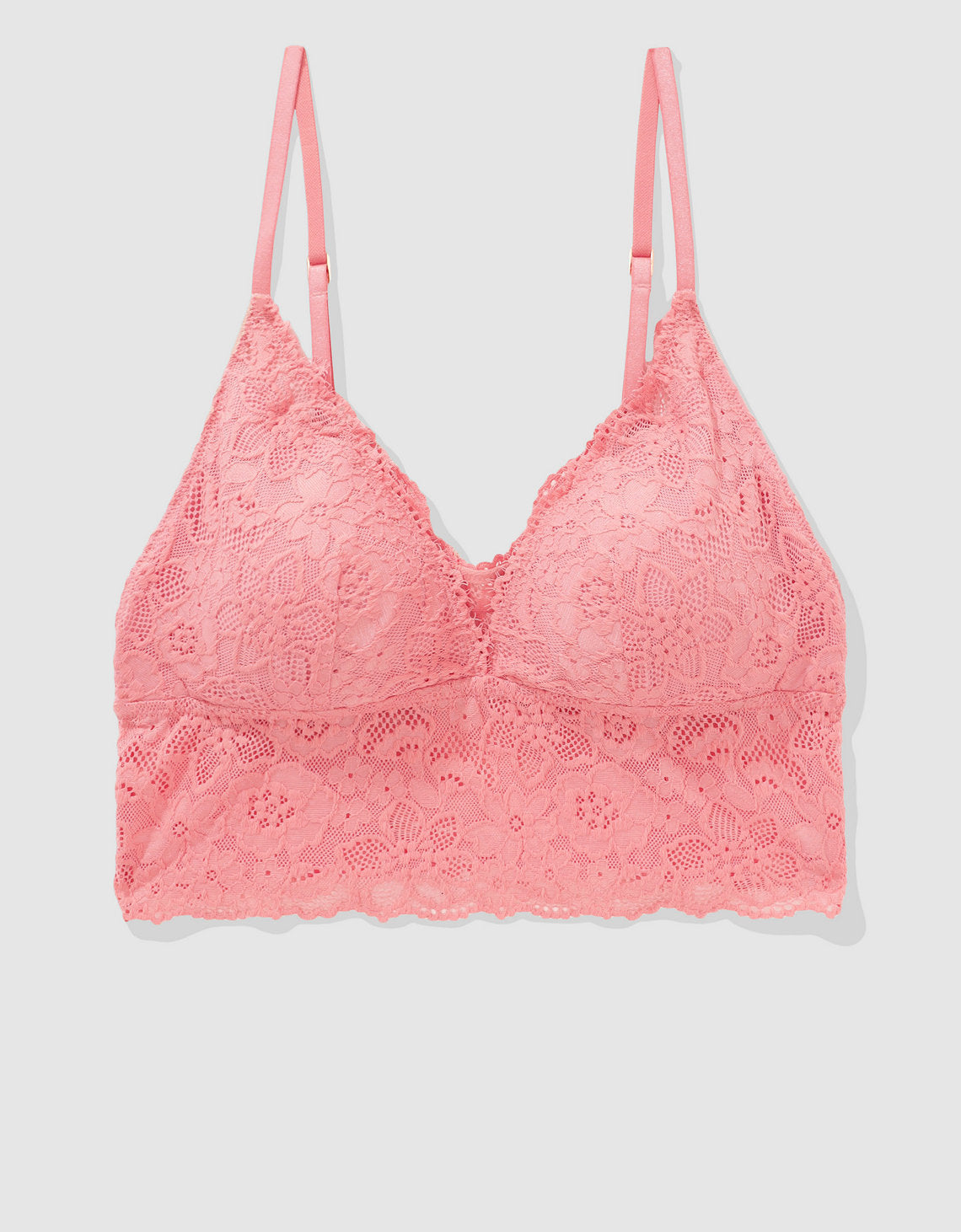 Bralette Aerie de encaje con relleno - Rojo 1698_3853_684_f