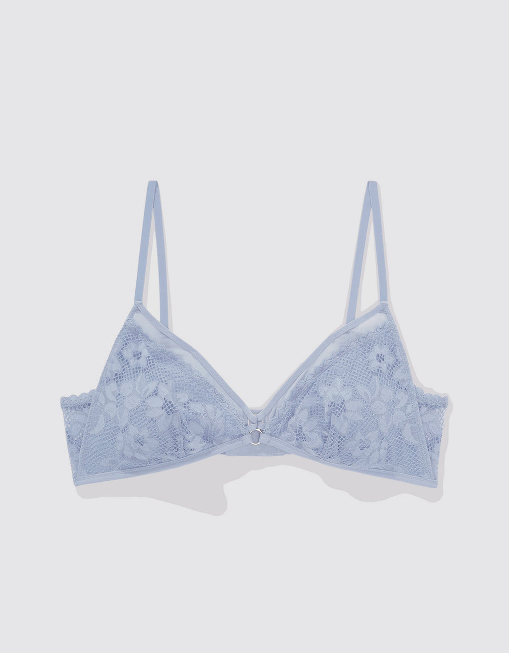 Bralette Triangular de Encaje Mujer Aerie - Azul 1698_3894_412_f