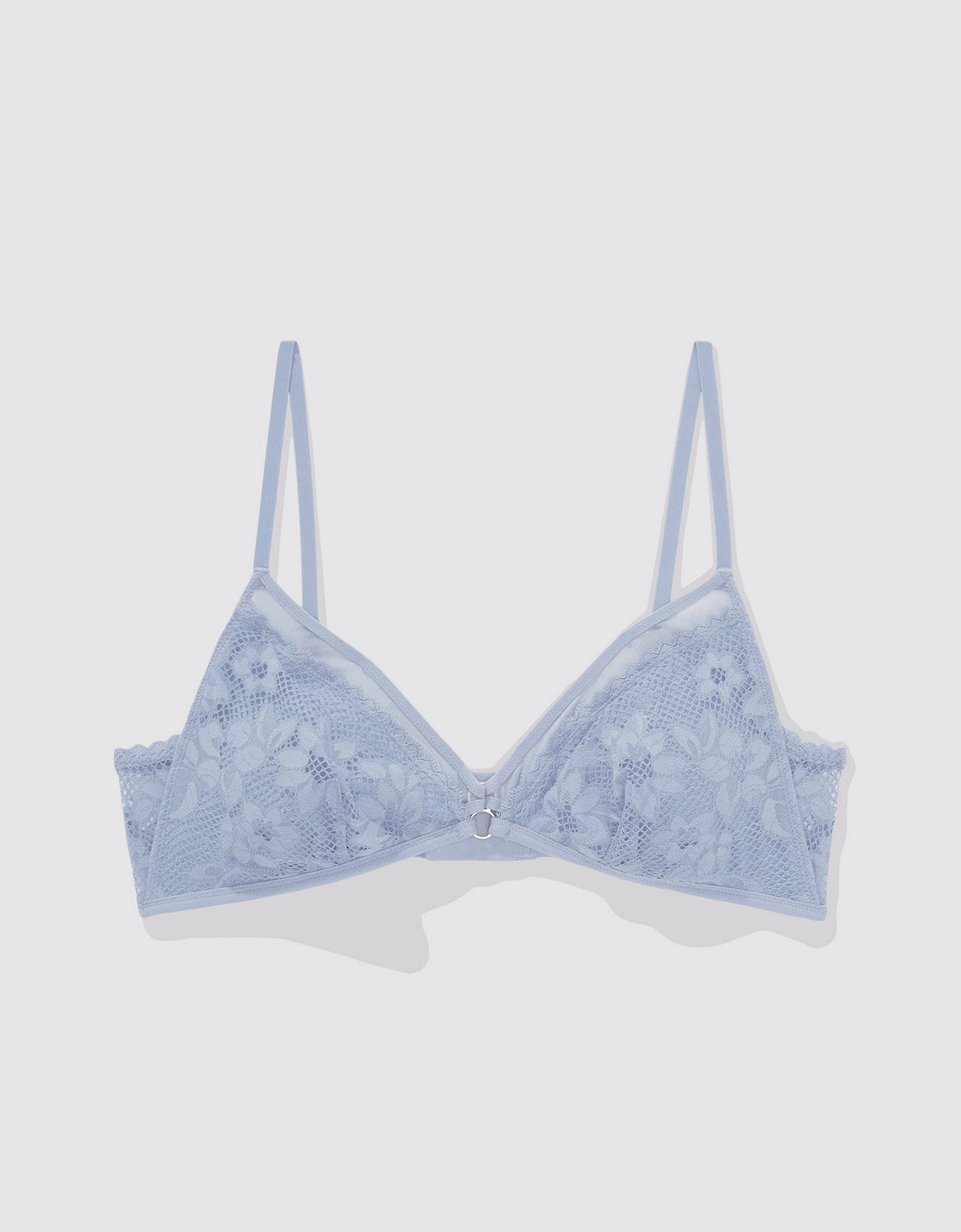 Bralette Triangular de Encaje Mujer Aerie - Azul 1698_3894_412_f
