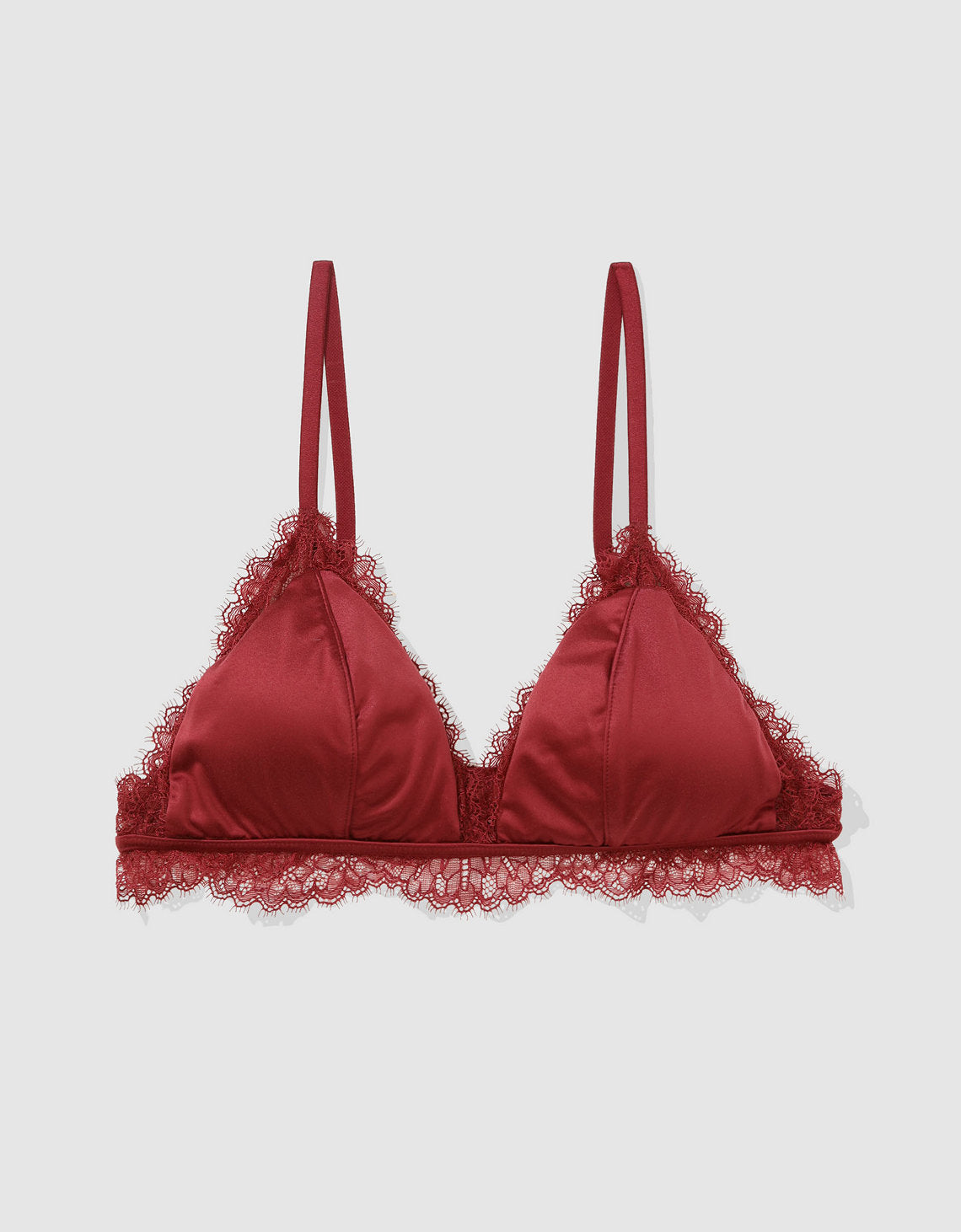 Bralette Triangular con relleno de encaje Mujer Aerie - Morado 1698_4078_685_f
