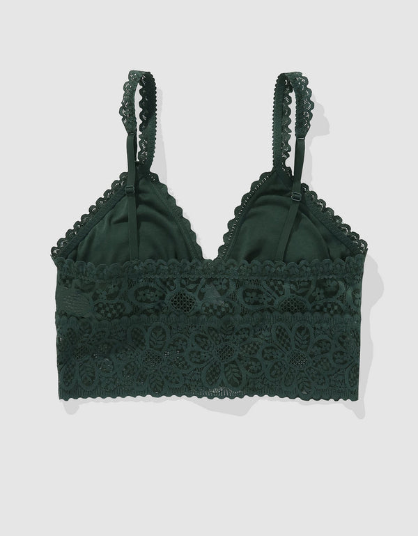 Bralette Coquette con relleno de encaje Mujer Aerie - Generico