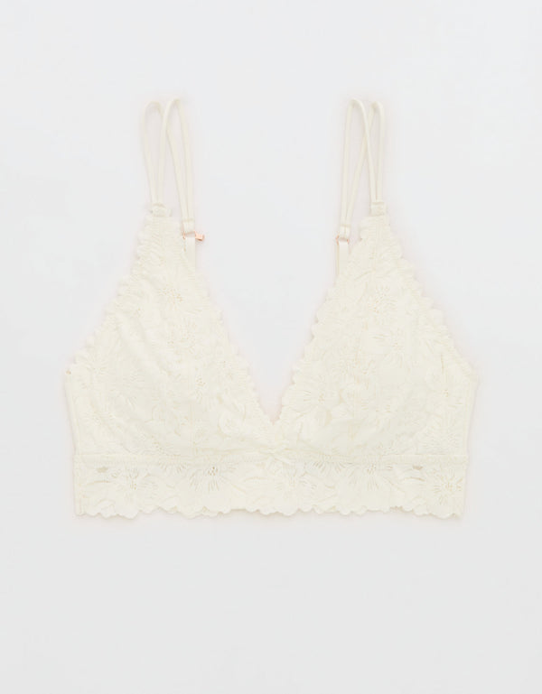 Bralette Show Off con encaje y escote By Aerie - Generico